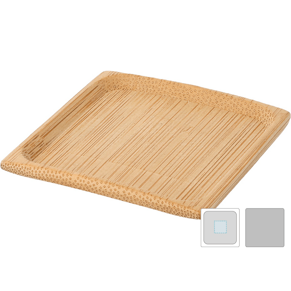 Mini assiette en bambou